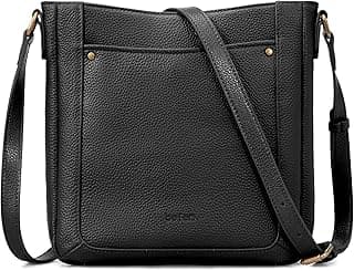 befen Genuine Leather Small Crossbody Bags for Women, Womens Cross Body Shoulder Purse Handbags with RFID Blocking Card Slots
