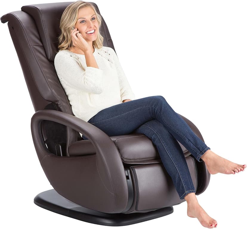 Human Touch WholeBody 7.1 Swivel-Base Full Body Relax and Massage Chair - Perfect for Home Relaxation and Stress Relief | Warm Air Heating | Customizable Massage | Retractable Ottoman | Espresso Color, 7.1"