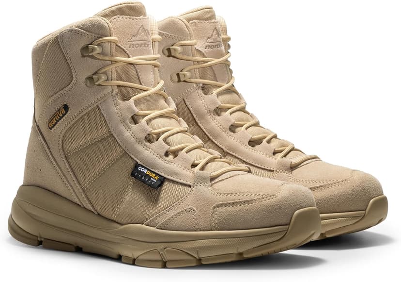 NORTIV 8 Men's Waterproof Lightweight Military Tactical Work Boots Outdoor Hiking Combat Motorcycle Boots