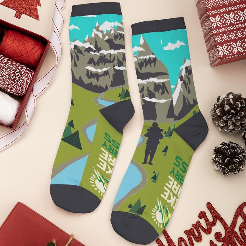 Book, Fishing, Hiking, Gamer, Camping, Pickle, Music, Foods, Ballerina, Bigfoot - Hobbies Socks for Women Men B0DFCFNK7Z