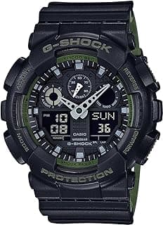 Casio GA-100L-1A G-Shock GA-100 Military Series Watch (Black/One Size)