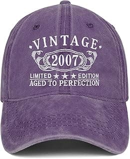 Birthday Gifts for Men Women, Personalized 18th/21st/25th/30th/40th/50th ...90th Birthday Ideas Gift, Vintage Baseball Hat