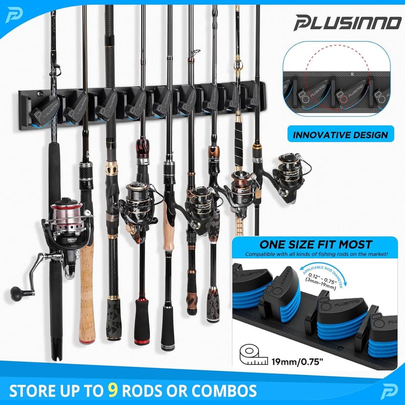 PLUSINNO Fishing Gear,Full Fishing kit Include Fishing Rod and Reel Combo, Tackle Box with Fishing Lures, Fishing Accessories, Fishing Pliers,Fishing Gifts for Men with Fishing Tool Kit