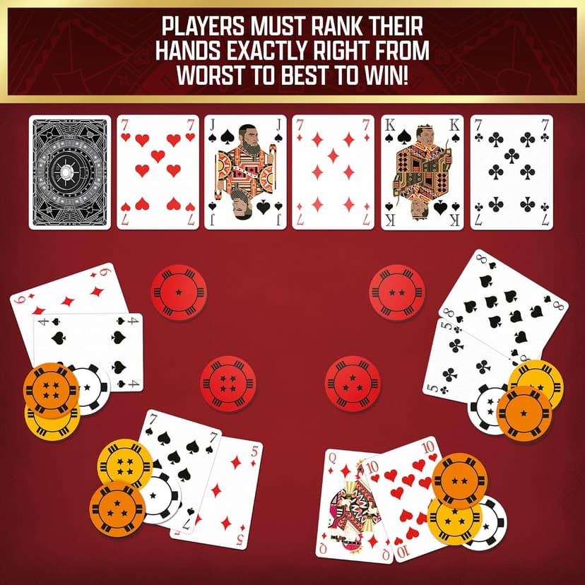 The Gang | Grown-Up Toy of the Year Finalist | Co-Operative Poker | Family Game | Game Night | Strategy Game | Ages 10+