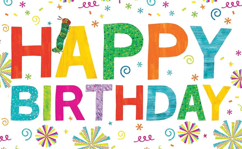 Happy Birthday from The Very Hungry Caterpillar (The World of Eric Carle) 1524790826