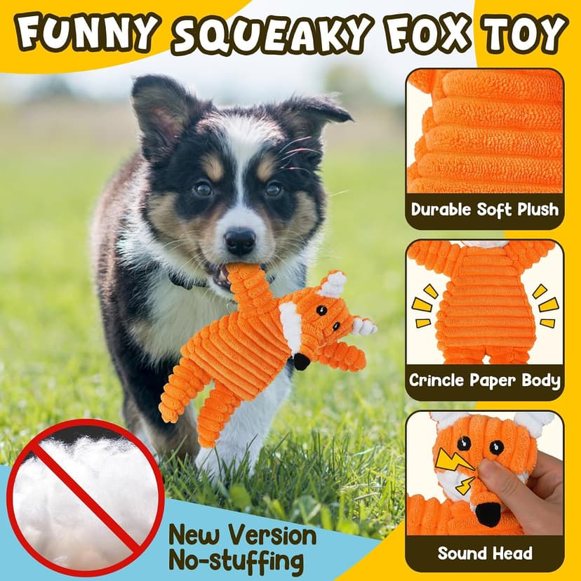 Zeaxuie 9 Pack Luxury Puppy Toys for Teething Small Dogs, Puppy Chew Toys with Cute Squeaky Dog Toys, Ball and More Rope Dog Chew Toys B094XG29MW
