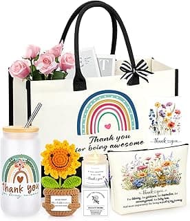 Thank You Gifts for Women Coworkers, Appreciation Farewell Goodbye Going Away Gifts for Coworker Friends Teacher Employees, Christmas Mothers Day Birthday Gifts for Women Set of 6