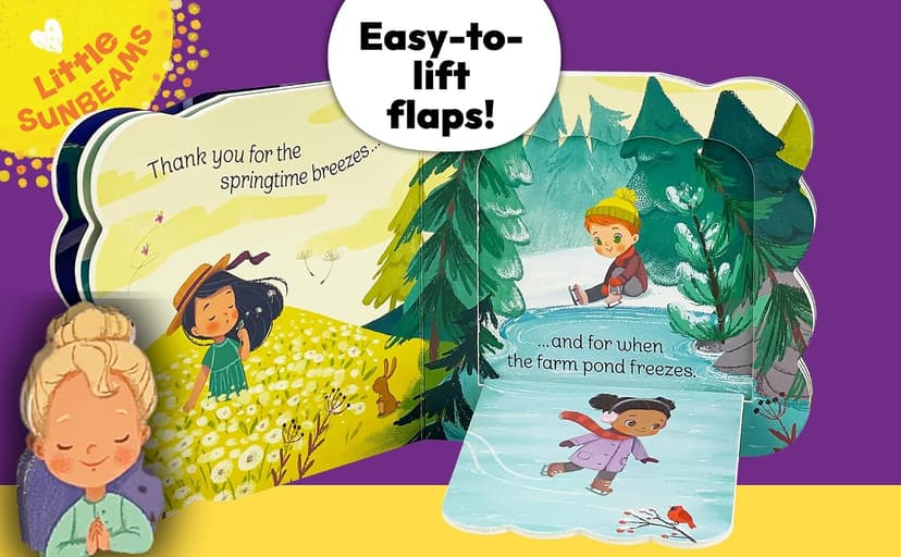 Good Night, God - Lift-a-Flap Board Book Gift for Easter Basket Stuffer, Christmas, Baptism, Birthdays Ages 1-5 (Little Sunbeams) 1680523759