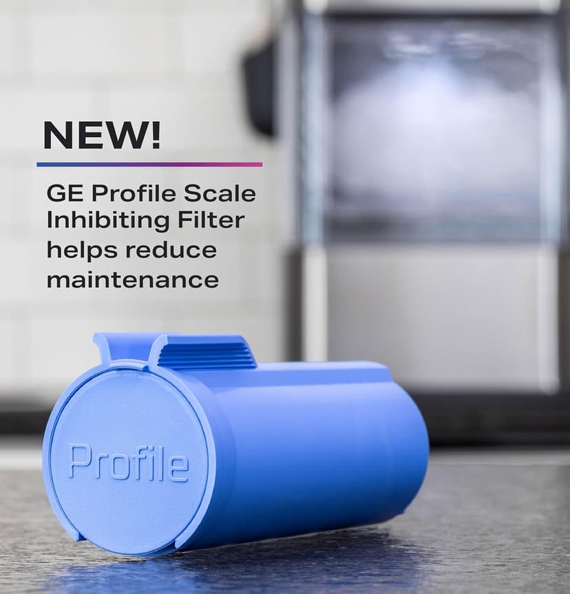 GE Profile Scale Inhibiting Filter, Replacement Water Filter for Opal Nugget Ice Maker, Cleans and Filters Water for Fresh Ice, Replace Every 3 Months for Best Results, Easy Install, 1 Pack