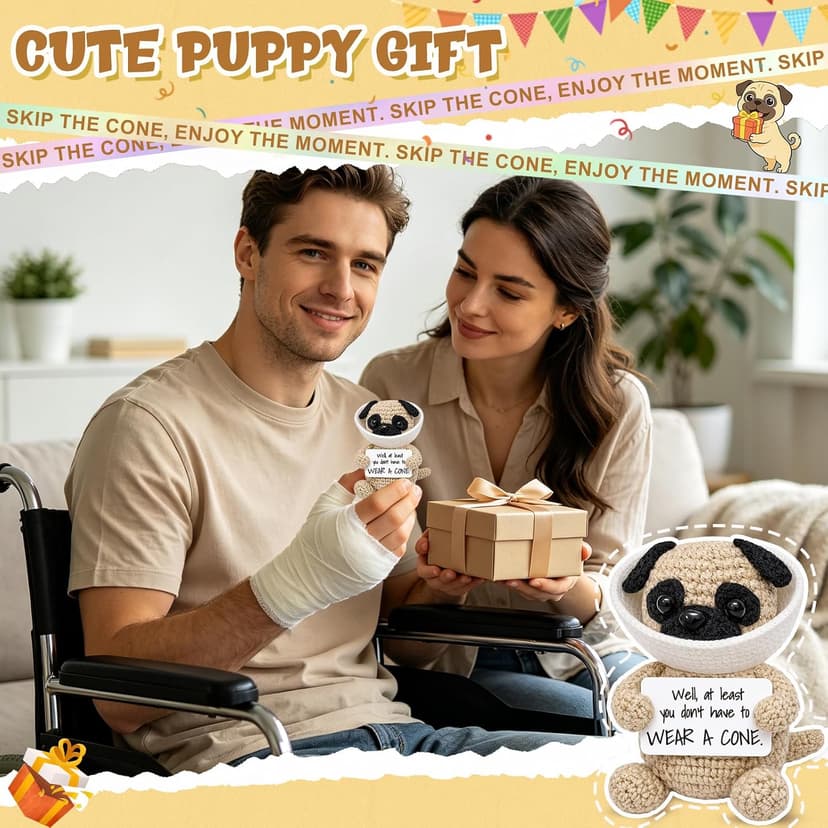Funny Get Well Soon Gift – Surgery Recovery & Feel Better Gift for Women Men, Cute Encouragement Desk Decor for Friend Coworker Her Him B0GZ3Y9FJP