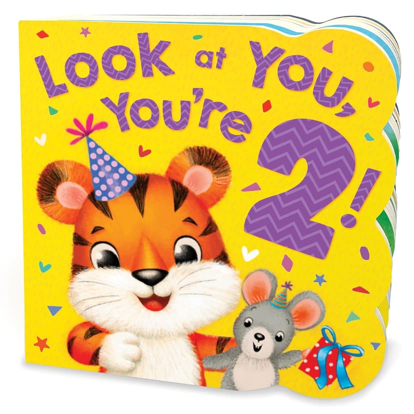 2nd Birthday Book for Boys & Girls – Look At You, You’re 2! | Cute Animal Rhymes Board Book for 2 Year Olds 163854283X