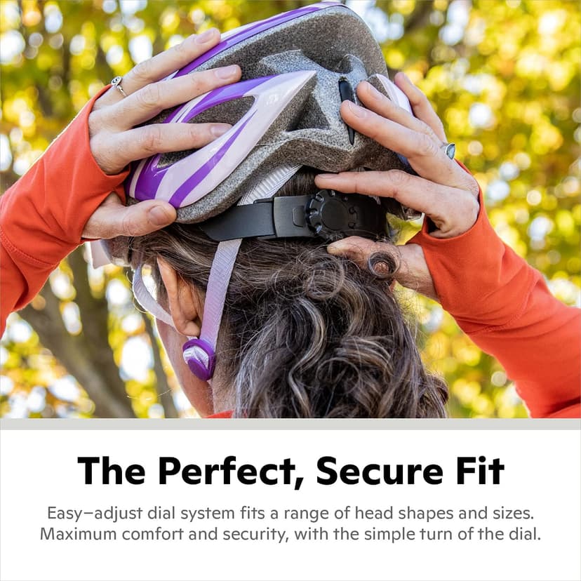 Schwinn Thrasher Helmet for Adults, Size 58-62 cm for Riders Ages 14+, Microshell, Adjustable Dial & Straps, Interior Padding, Air Vents, Lighted or Unlit, Visor, Adult Bike Helmet