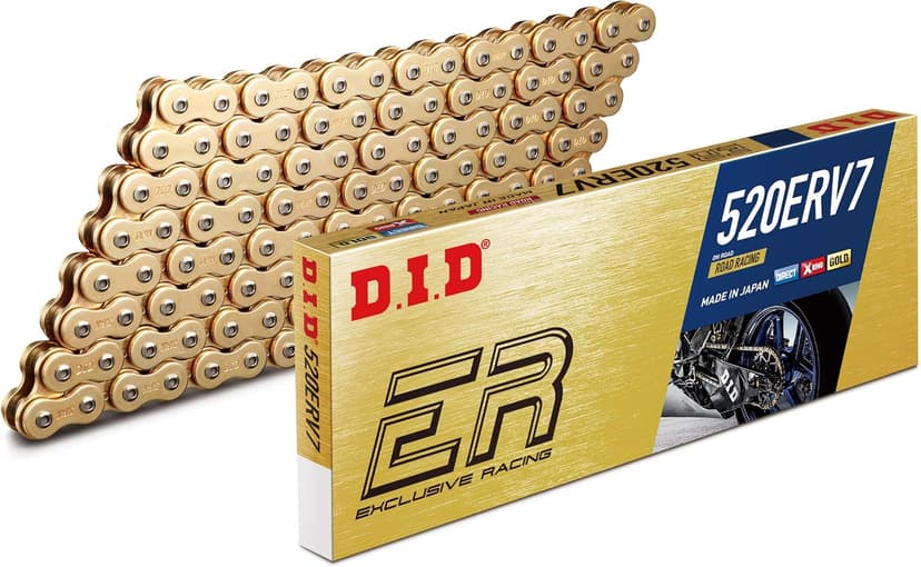 DID (520ERV7110ZB) Gold 110 Link High Performance ERV7 Series X-Ring Chain with Connecting Link