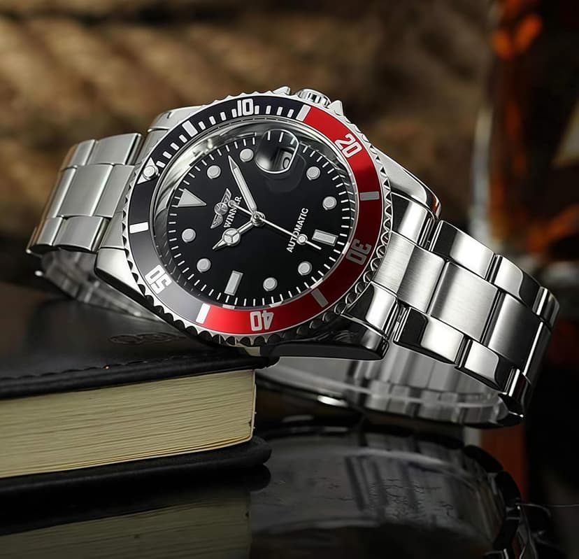 MASTOP Mens Automatic Mechanical Watches Stainless Steel Waterproof Luxury Automatic Watch for Men Top Brand Reloj Automático para Hombre