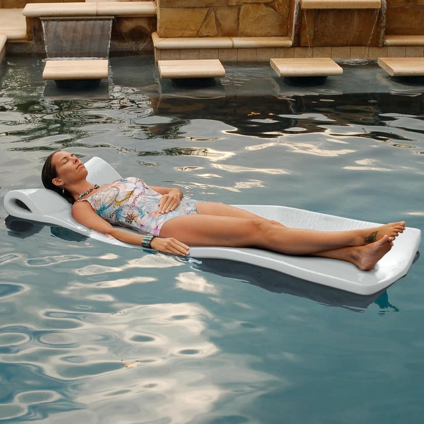 Pool Mate Large Foam Pool Float, White