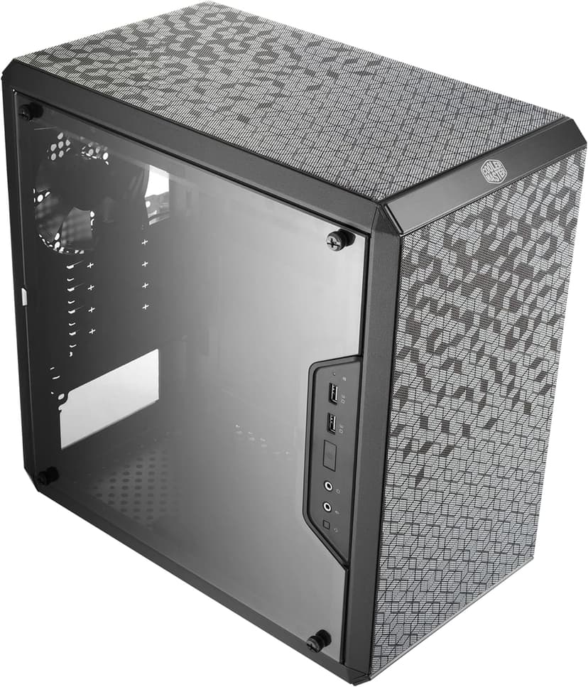 Cooler Master MasterBox Q300L Micro-ATX Tower with Magnetic Design Dust Filter, Transparent Acrylic Side Panel, Adjustable I/O & Fully Ventilated Airflow, Black (MCB-Q300L-KANN-S00)