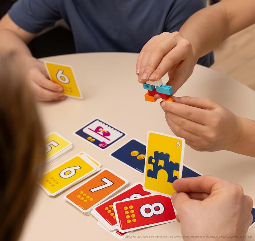 Asmodee Brick Like This! The Official Lego Party Game - A Fast, Fun Building Game for Families, Kids, Teens & Adults, Ages 7+, 2-8 Players, 15 Minute Playtime