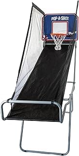 Pop-A-Shot Pop-Up Game | Arcade Basketball Inside, Out, and On The Go | Infrared Sensor Scoring | 3 Balls | Foldable, Portable, Tote Bag Included