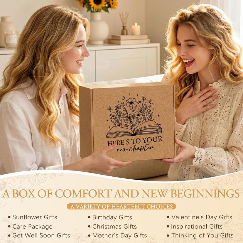 New Beginnings Gifts for Women Next Chapter Gifts for Women Going Away Farewell Gift for Coworker Leaving Retirement Goodbye Congratulation New Job Divorce Good Luck Moving Away Presents for Friends B0H5VXGZ9L