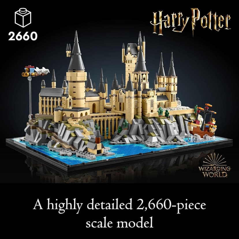 LEGO Harry Potter Hogwarts Castle and Grounds 76419 Building Set, Gift Idea for Adults, Buildable Display Model, Collectible Harry Potter Playset, Recreate Iconic Scenes from the Wizarding World B0BXQ6NRRN