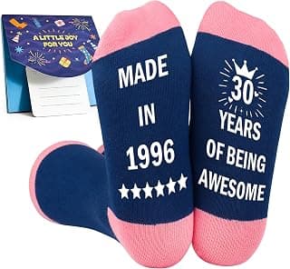 Cotton Crew Socks, Funny 30th 40th 50th 60th 70th Gifts for Mom Wife Birthday Presents Belloxis Birthday Gifts for Women, Non-Slip Cotton Socks for Her Birthday B0G7BRF3VB