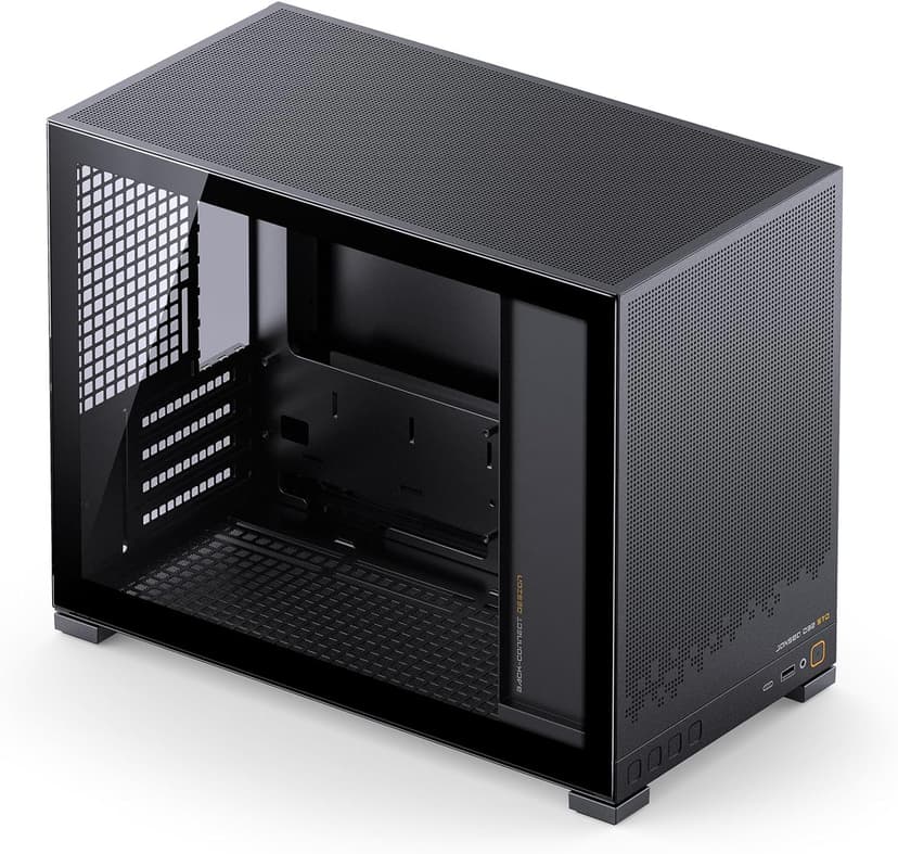 JONSBO D32 STD Micro-ATX PC Case,High Compatibility Mini Desktop Case, Support MATX Back-Connect/BTF MB,365mm GPU/240AIO/163mm Air Cooler, ATX/SFX-L/SFX PSU, USB3.2 PC Gaming,Black
