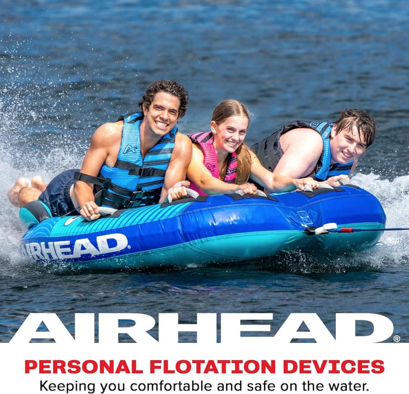 Airhead Trend Life Jacket for Adults & Kids - USCG Approved Life Vest for Men, Women, Youth & Child, Watersports Vest for Boating, Tubing & Swimming