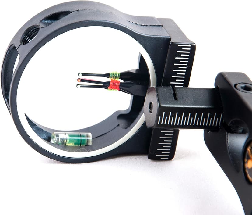 TOPOINT ARCHERY 3 Pin Bow Sight - Fiber, Brass Pin, Aluminum Machined - Right and Left Handed