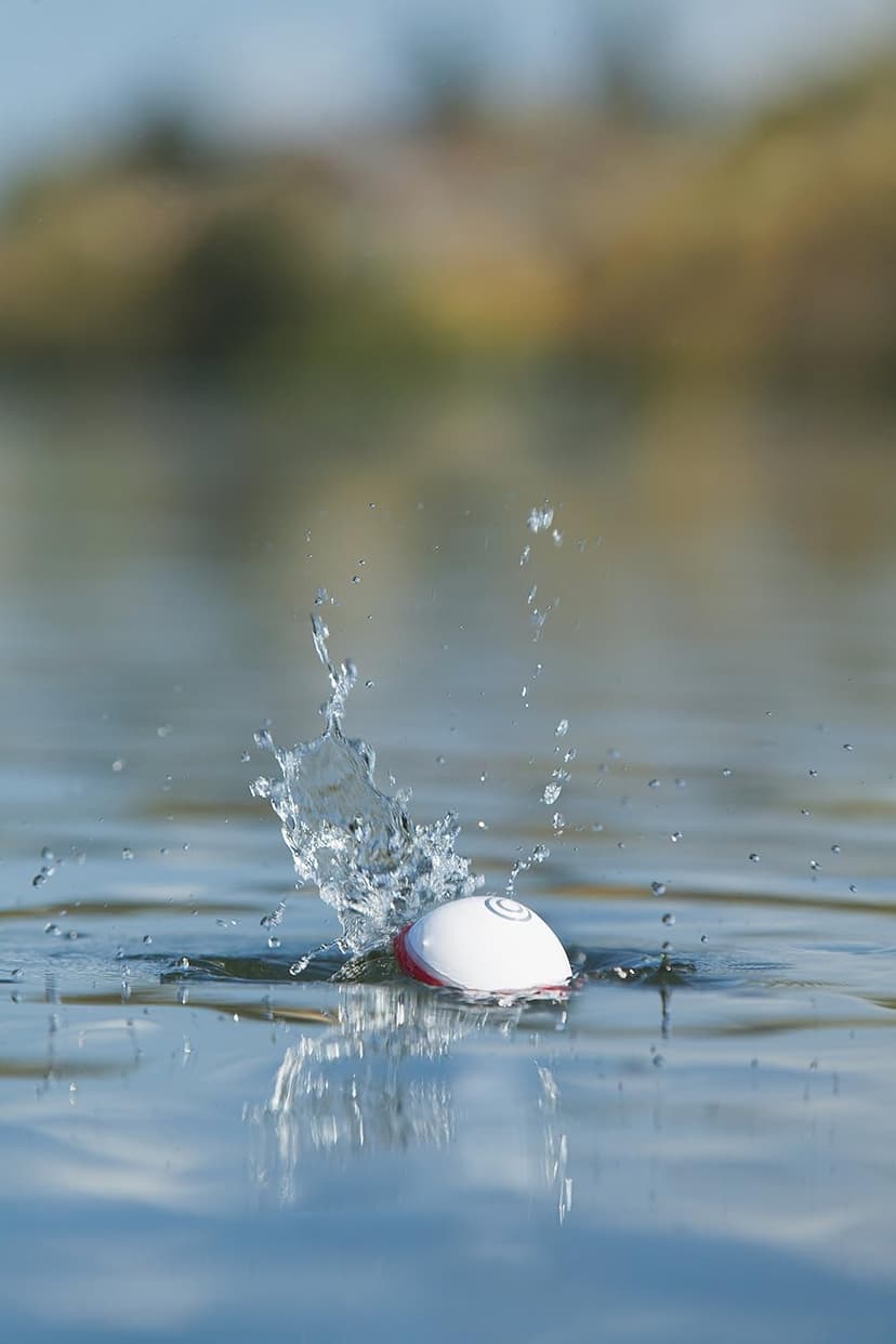 Reelsonar iBobber portable wireless bluetooth fish finder depth finder with depth range of 135 feet 10+ hrs battery life with IOS & Android App Wireless and Watch App