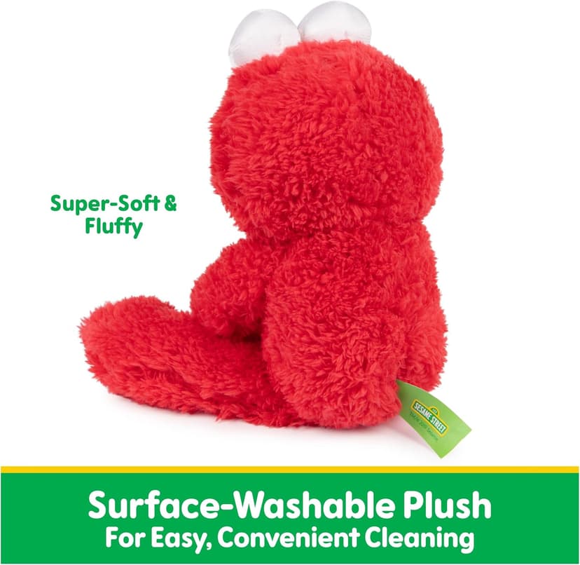 GUND Sesame Street Official Elmo Take Along Buddy Plush, Premium Plush Toy for Ages 1 & Up, Red, 13”
