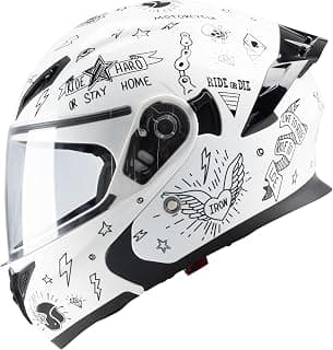 Helmets Full Face for Men Women Adult Smoked Sunshield