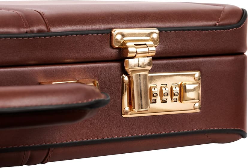 McKLEIN Leather 3.5" Attaché Briefcase- DALEY