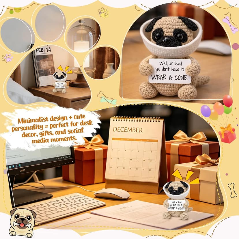 Funny Get Well Soon Gift – Surgery Recovery & Feel Better Gift for Women Men, Cute Encouragement Desk Decor for Friend Coworker Her Him B0GZ3Y9FJP