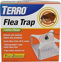 Terro T230 Indoor Electric Flea Trap and Killer - Refillable Flea Traps for Inside Your Home