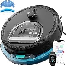 Lefant LiDAR Robot Vacuum and Mop, 450ml Visible Dustbin, Upgraded 190° PSD Obstacle Avoidance, Customized Cleaning, Multi-Floor Mapping, 150 Mins Runtime, 2.4G/5G WiFi, Pet Hair & Carpets, M330 Pro