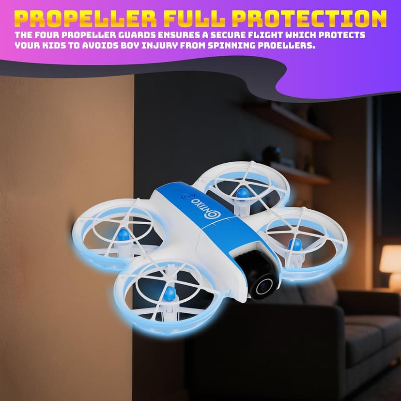Contixo F15 Astro Mini Drone with 2.4" Screen Remote – 720P HD Dual Camera, Live Video Display, Optical Flow Hover, One-Key Takeoff/Landing, 360° Stunts, 2 Batteries, Beginner Drone for & Adults