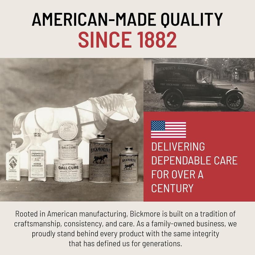 Bickmore Bick 4 Leather Conditioner 8 oz - Cleaner & Conditioner - Restore Polish & Protect All Smooth Finished Leathers