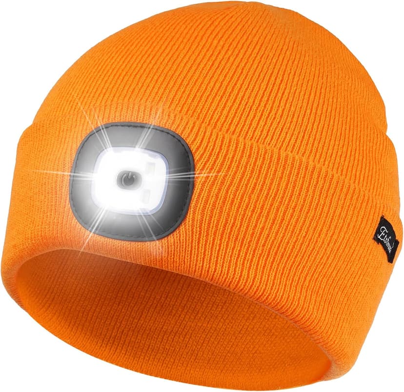 Etsfmoa Unisex Beanie with The Light Gifts for Men Dad Father USB Rechargeable Caps