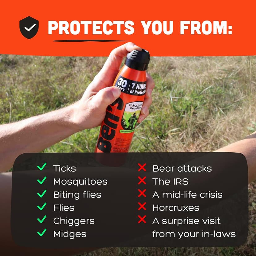 Ben's Tick & Insect Repellent Eco Spray - Bug Spray with 30% DEET for Mosquitoes, Ticks & More - Up to 7 Hours of Protection - Fragrance-Free - 6 oz (2 Pack)