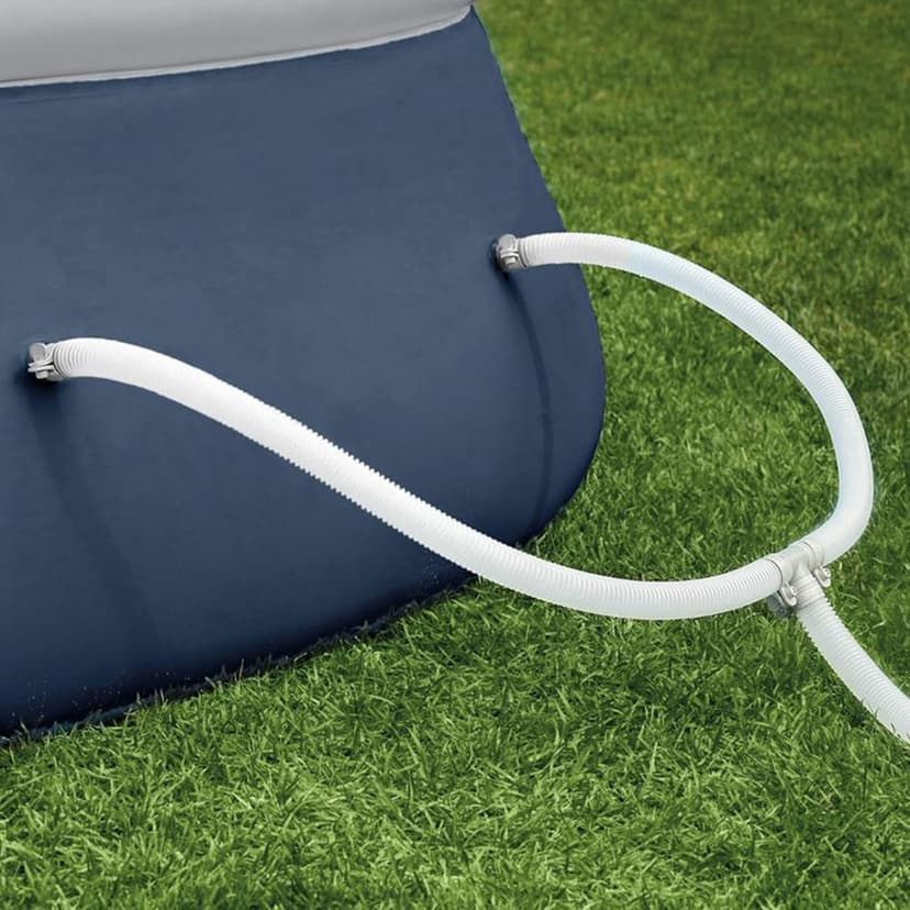 Intex Inflatable Above-Ground Swimming Pool, Easy Set 15ft x 42in w/Filter Pump & Ladder