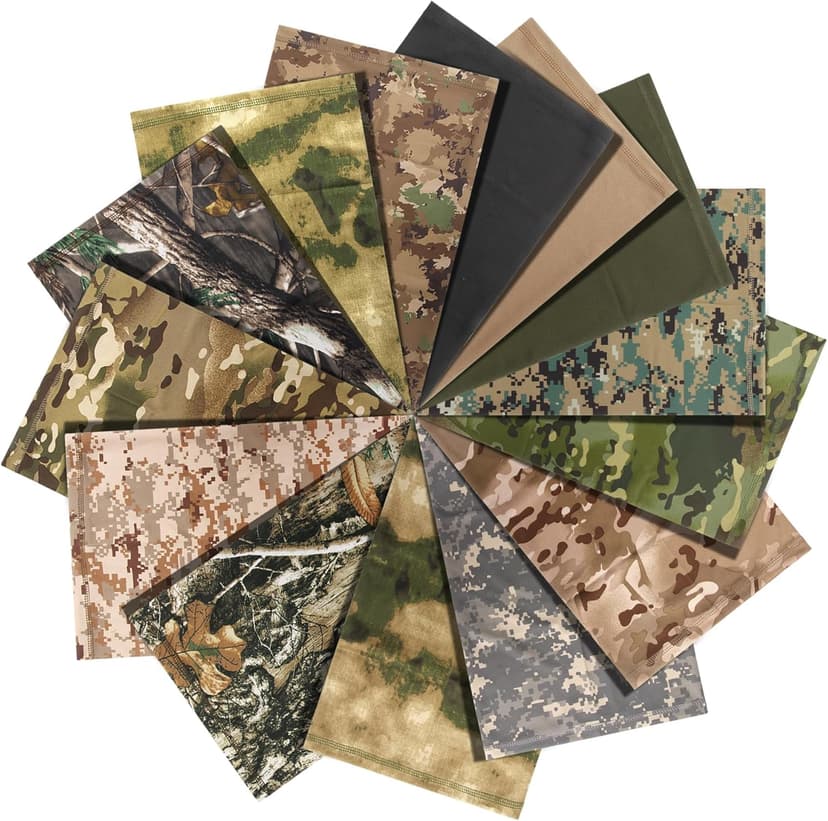 Volein Neck Gaiter Face Mask, Sun Cooling Dust Camouflage Face Shield, Reusable Washable Bandana
