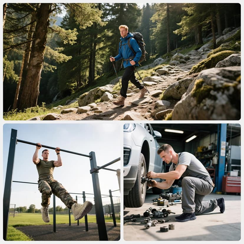 FREE SOLDIER Waterproof Hiking Work Boots Men's Tactical Boots 6 Inches Lightweight Military Boots Breathable Desert Boots