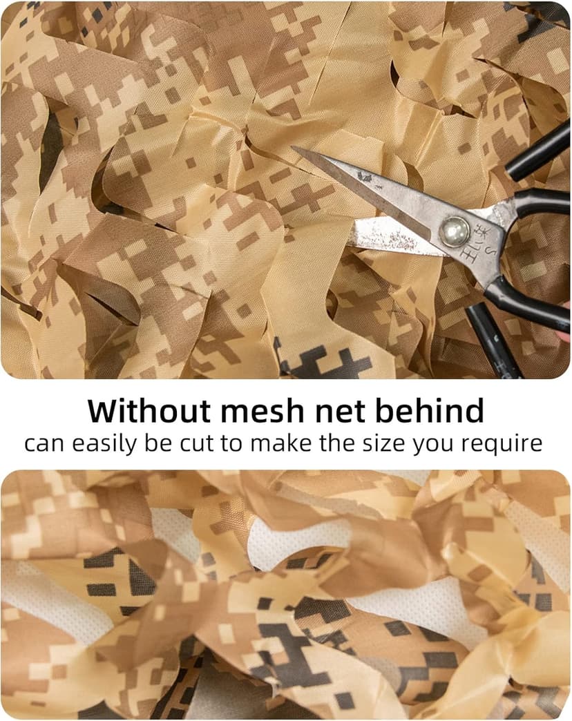 LOOGU Camo Netting, Camouflage Net Blinds Great for Sunshade Camping Shooting Hunting