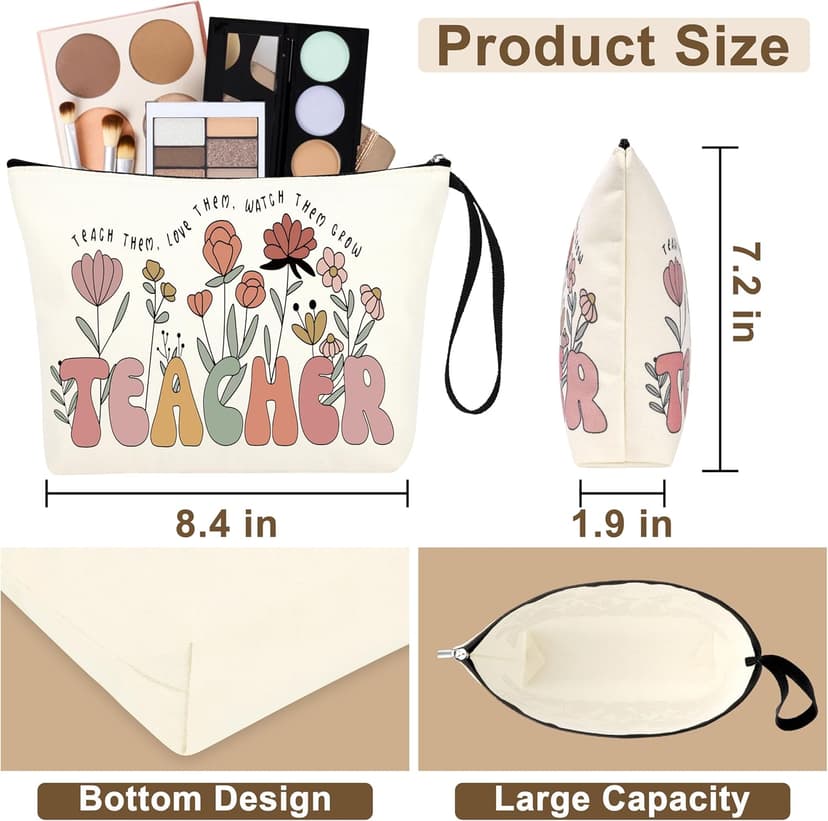 Teacher Gifts for Women, Christmas End of Year Thank You Appreciation Retirement Gifts for Teachers Women Basket Set of 9