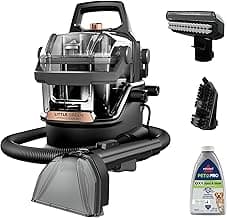 BISSELL Little Green HydroSteam Multi-Purpose Portable Carpet and Upholstery Cleaner, Car and Auto Detailer, 3618