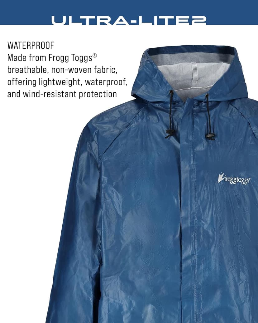 FROGG TOGGS Men's Ultra-Lite2 Waterproof Rain Jacket