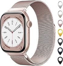 Original Stainless Steel Mesh Loop Compatible with Apple Watch 38mm 40mm 41mm 42mm 44mm 45mm 46mm 49mm Women Men, Magnetic Clasp Replacement for iWatch Bands Series 11 10 9 8 7 6 5 4 Ultra SE 3 2 1