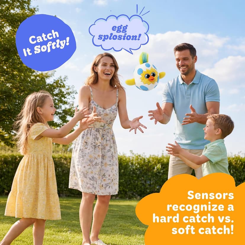 Move2Play, Egg Toss, Hilariously Wild Active Party Game for Kids | Indoor & Outdoor Toss Toy for Boys & Girls Ages 3-8+ | Fun Birthday, Family & Camping Game B07CN72D4V