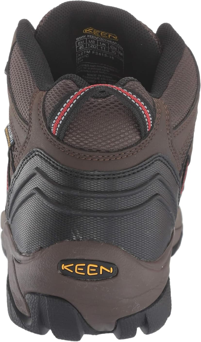 KEEN Utility Men's Lansing Mid Height Steel Toe Waterproof Work Boots