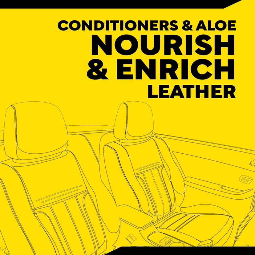 Meguiar's Gold Class Rich Leather Cleaner and Conditioner 3-in-1 Spray, Non-Greasy Car Leather Cleaner and Conditioner Treatment with Advanced UV Protection, 15.2 Oz Spray Bottle